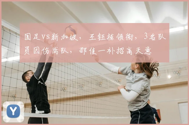 国足vs新加坡，王钰栋领衔，3名队员因伤离队，邵佳一补招高天意