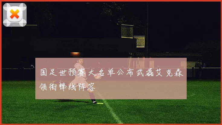 国足世预赛大名单公布武磊艾克森领衔锋线阵容