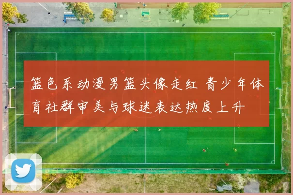 篮色系动漫男篮头像走红 青少年体育社群审美与球迷表达热度上升