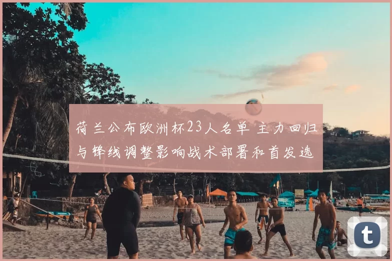 荷兰公布欧洲杯23人名单 主力回归与锋线调整影响战术部署和首发选择